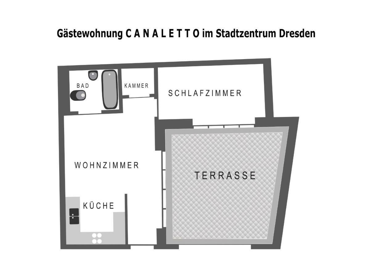Fewo Canaletto Im Stadtzentrum Dresden Buitenkant foto